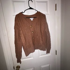 Cupcakes and cashmere cardigan knit sweater